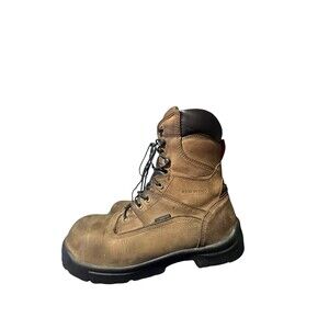 Red Wing 2244 Mens Sz 12 Waterproof Boots Composite Safety Toe Distressed Brown